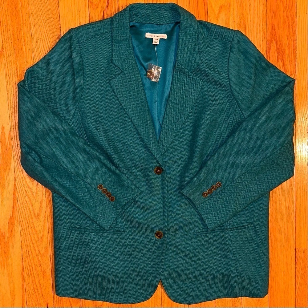 Isaac Mizrahi Teal Women’s Tailored Blazer